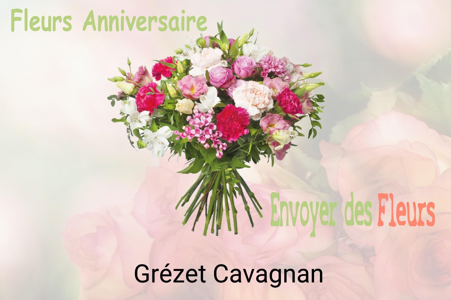 Bouquet de fleurs d’anniversaire livré à Grézet-Cavagnan